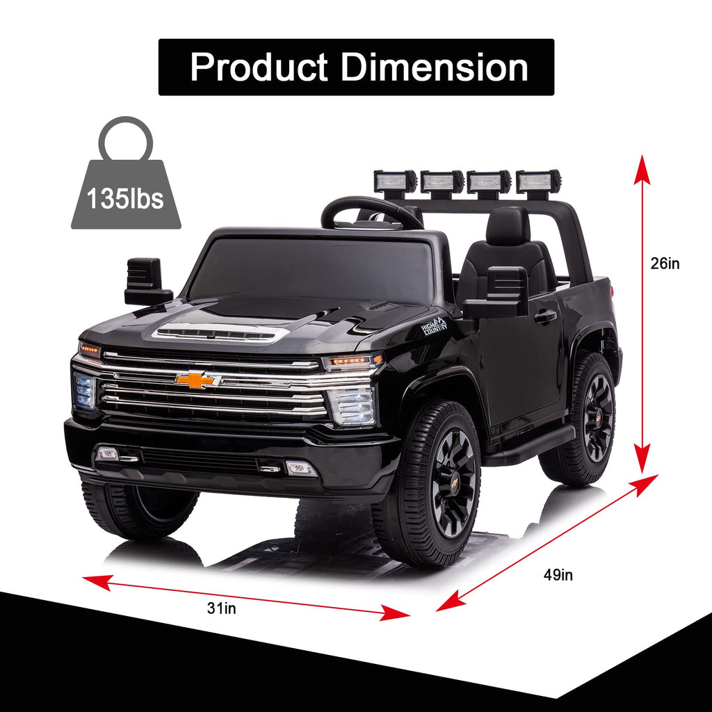 Black 2 Seats 24V Ride on Car A63605