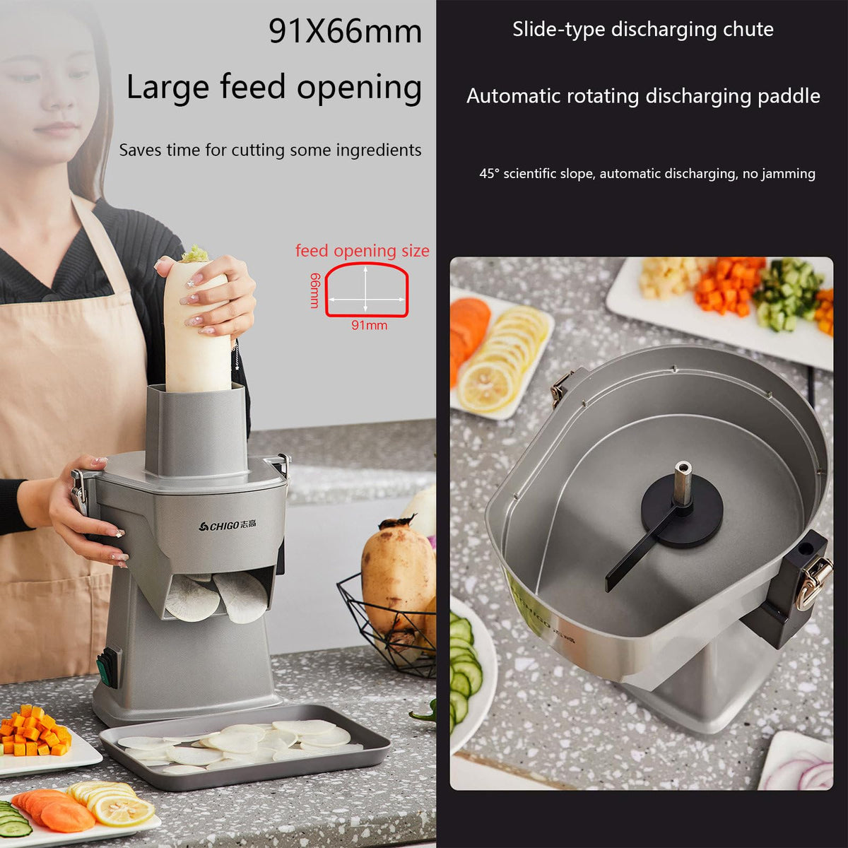 4 in 1 200W Electric Vegetable Slicer S797
