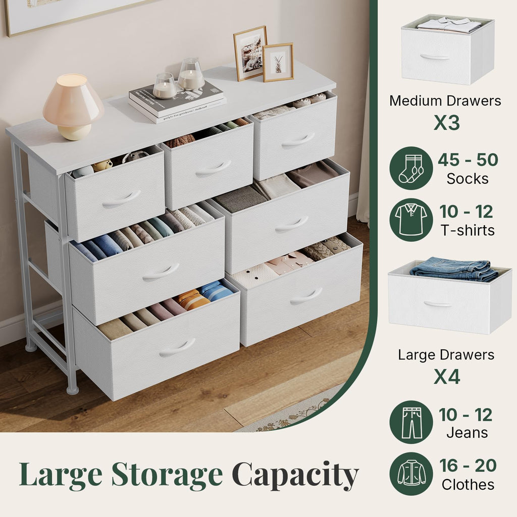 Fabric 7 Drawer Dresser I7694