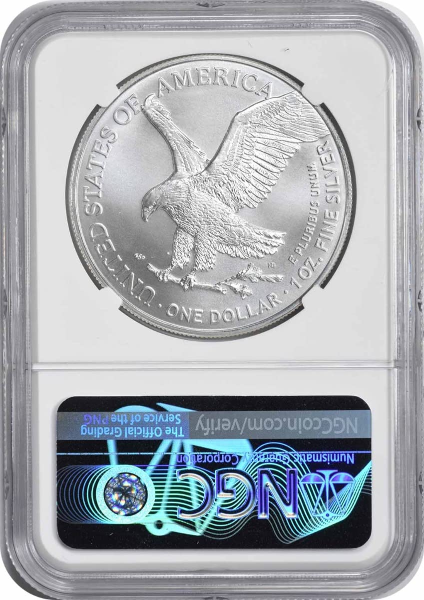 2022 American Silver Eagle Dollar MS70 S3972