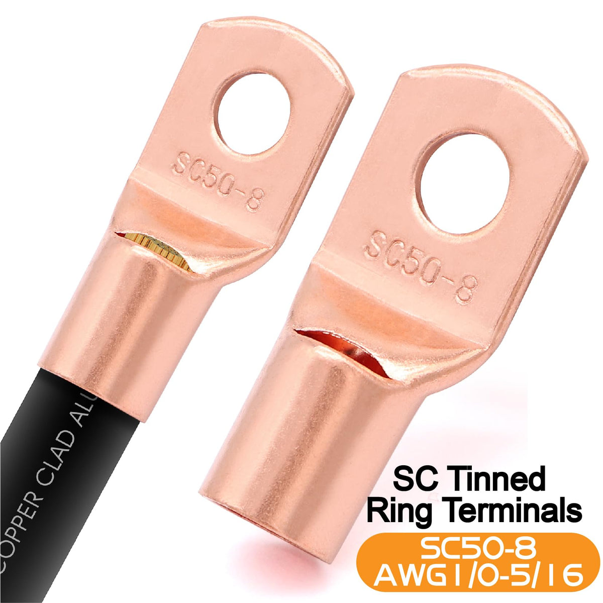 1/0 Gauge Battery Cable with Lugs E409