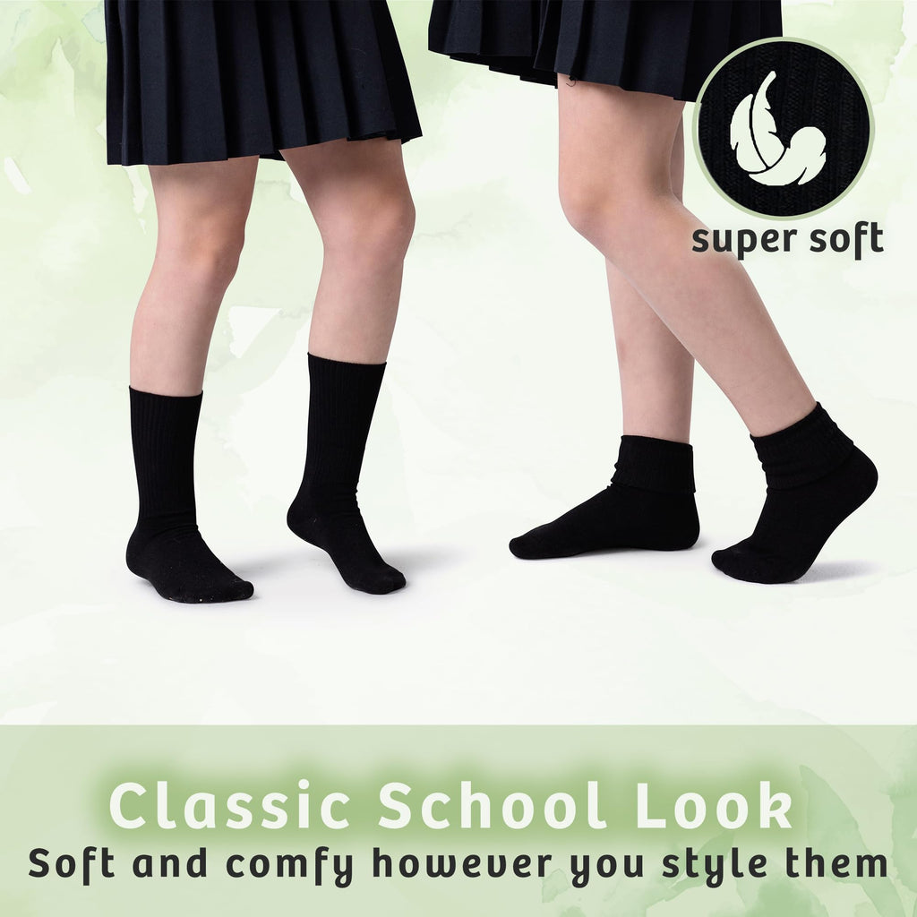 Kids Seamless Crew Socks B972
