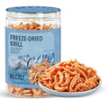 Freeze Dried Antarctic Krill Treats for Dogs & Cats, Omega-3, 4 oz D57587
