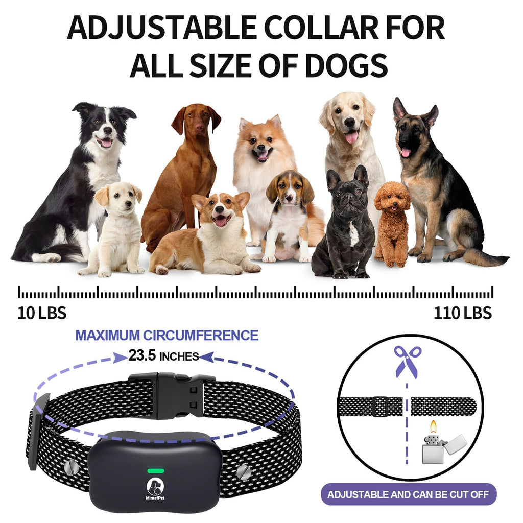 Wireless Dog Fence for 2 Dogs with Waterproof Collar P6716