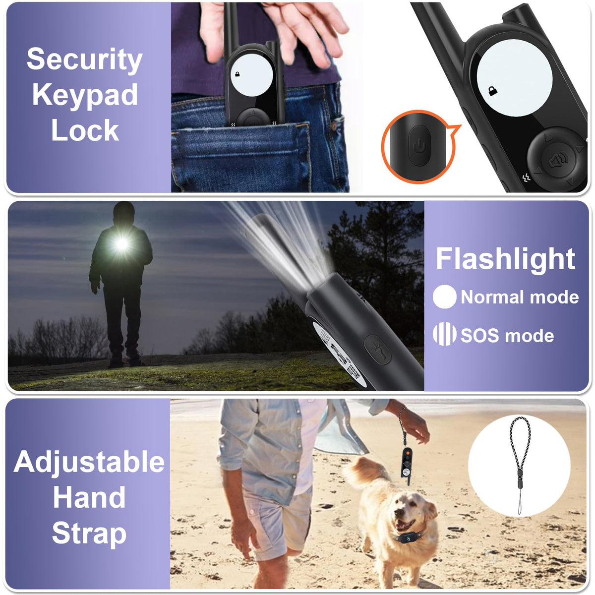 Wireless Dog Fence for 2 Dogs with Waterproof Collar P6716
