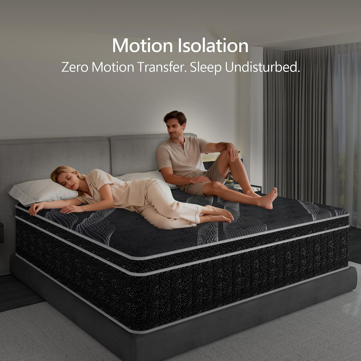 Full Size 12 inch Hybrid Memory Foam Mattress L57922
