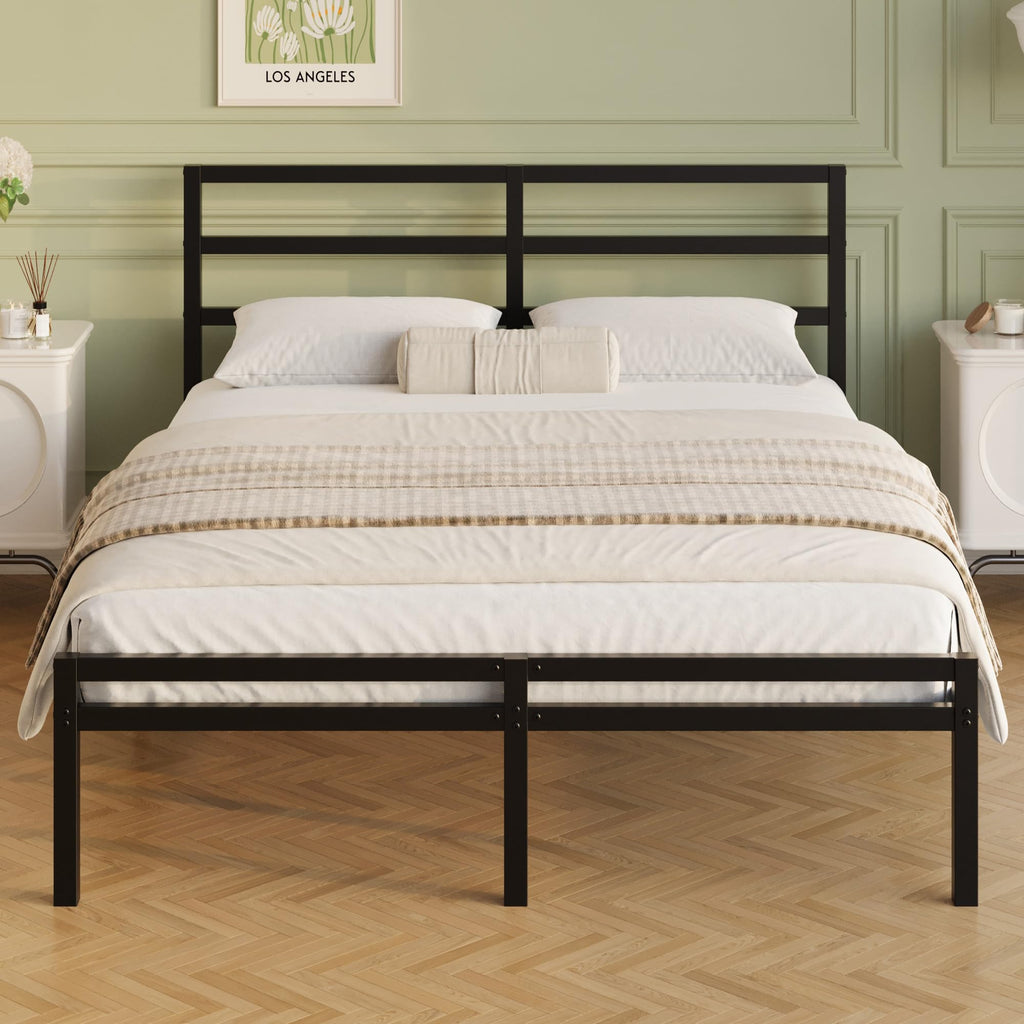 12 Inch Full Size Bed Frame with Headboard and Footboard P24202