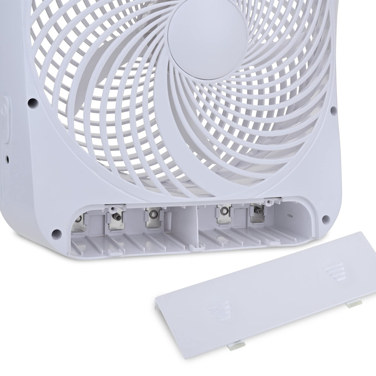 10 in Portable 2-Speed Desk Fan White I9121