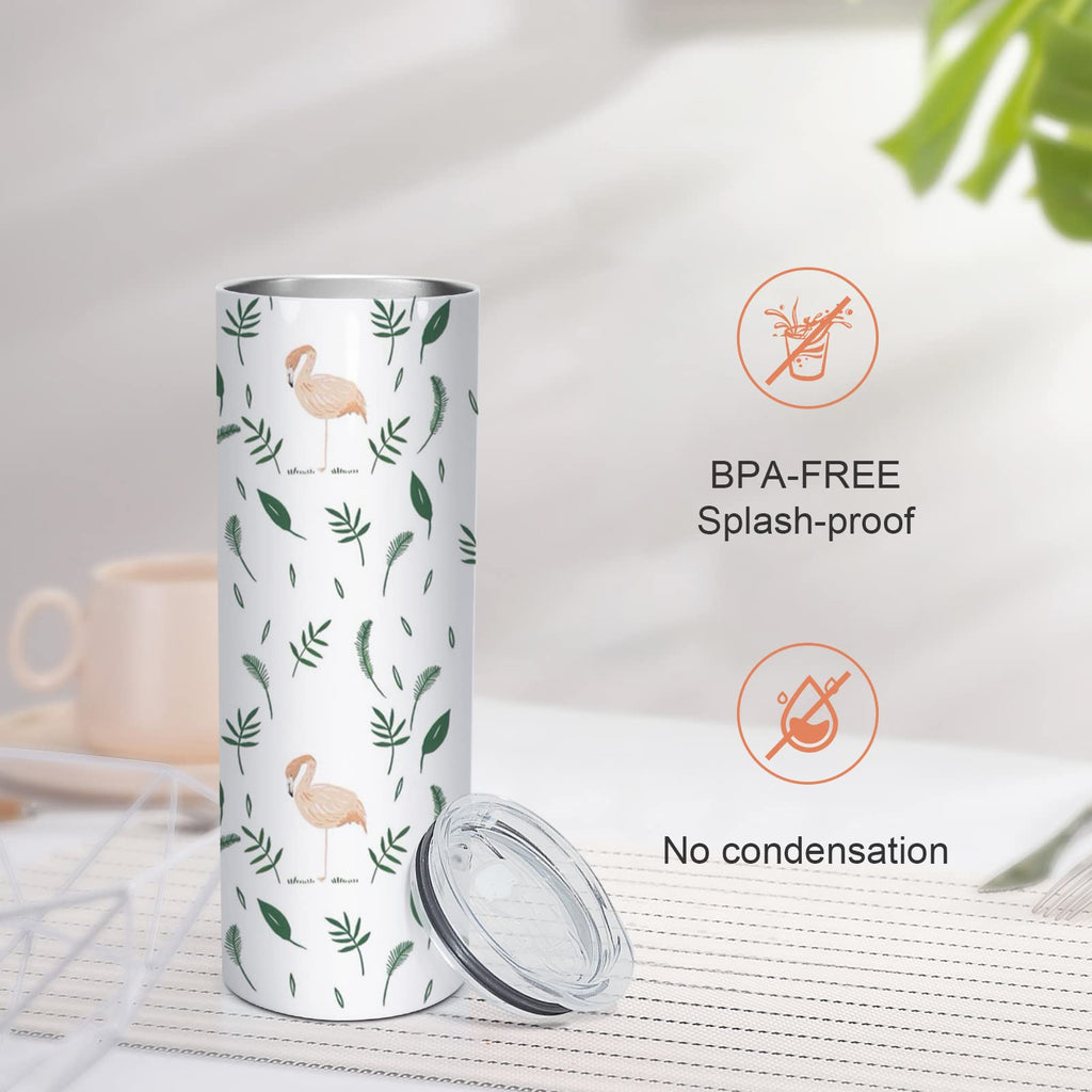 10 Pack 20 OZ Stainless Steel Insulated Tumblers with Straw U6325