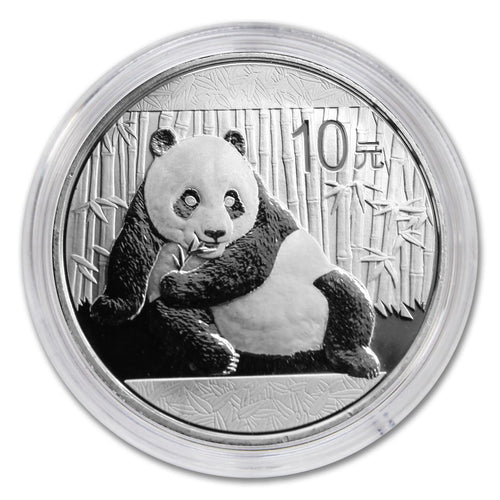 1 oz Chinese Silver Panda Coin W7308