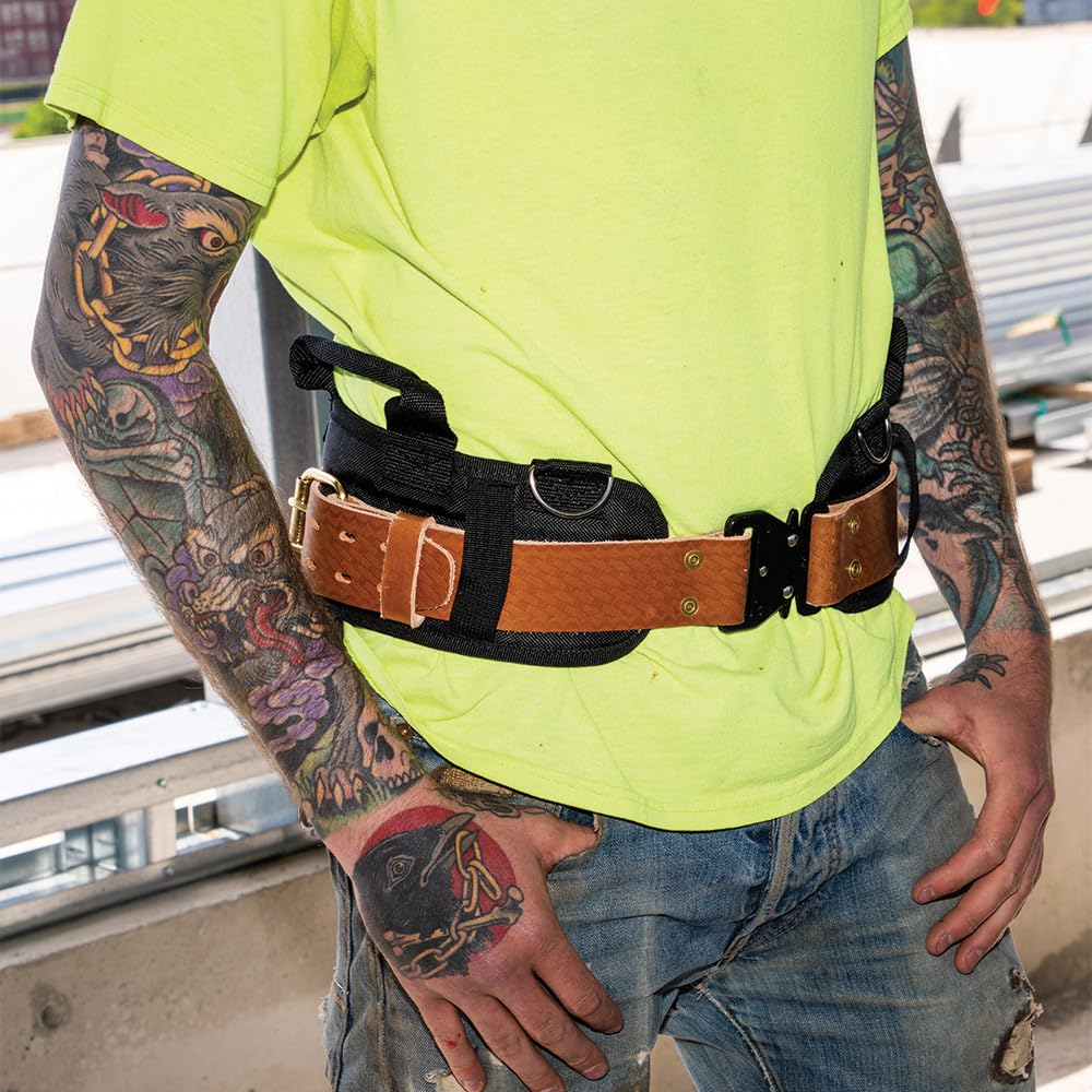Leather Tool Belt with Quick-Release Buckle T861