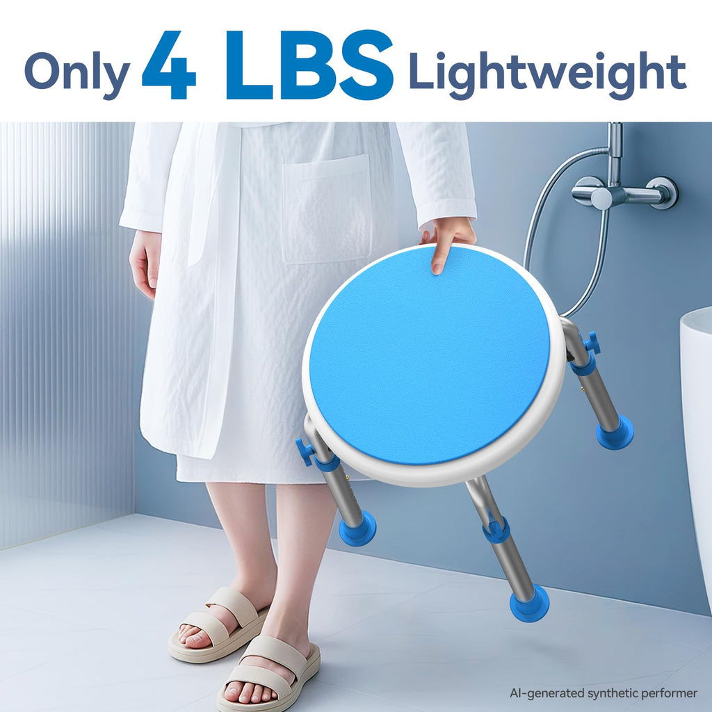 Swivel Shower Chair with Reinforced Crossing Bar K6224