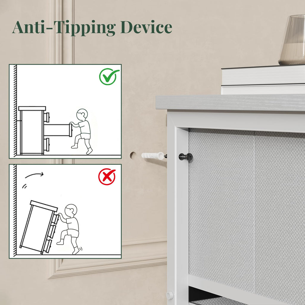 Fabric 7 Drawer Dresser I7694