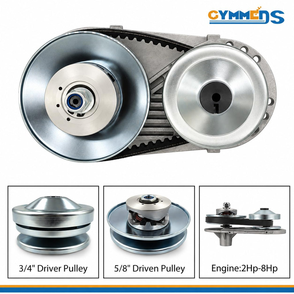30 Series Torque Converter 3/4" Bore CVT Clutch Go Kart Mini Bike Parts Kit M37374