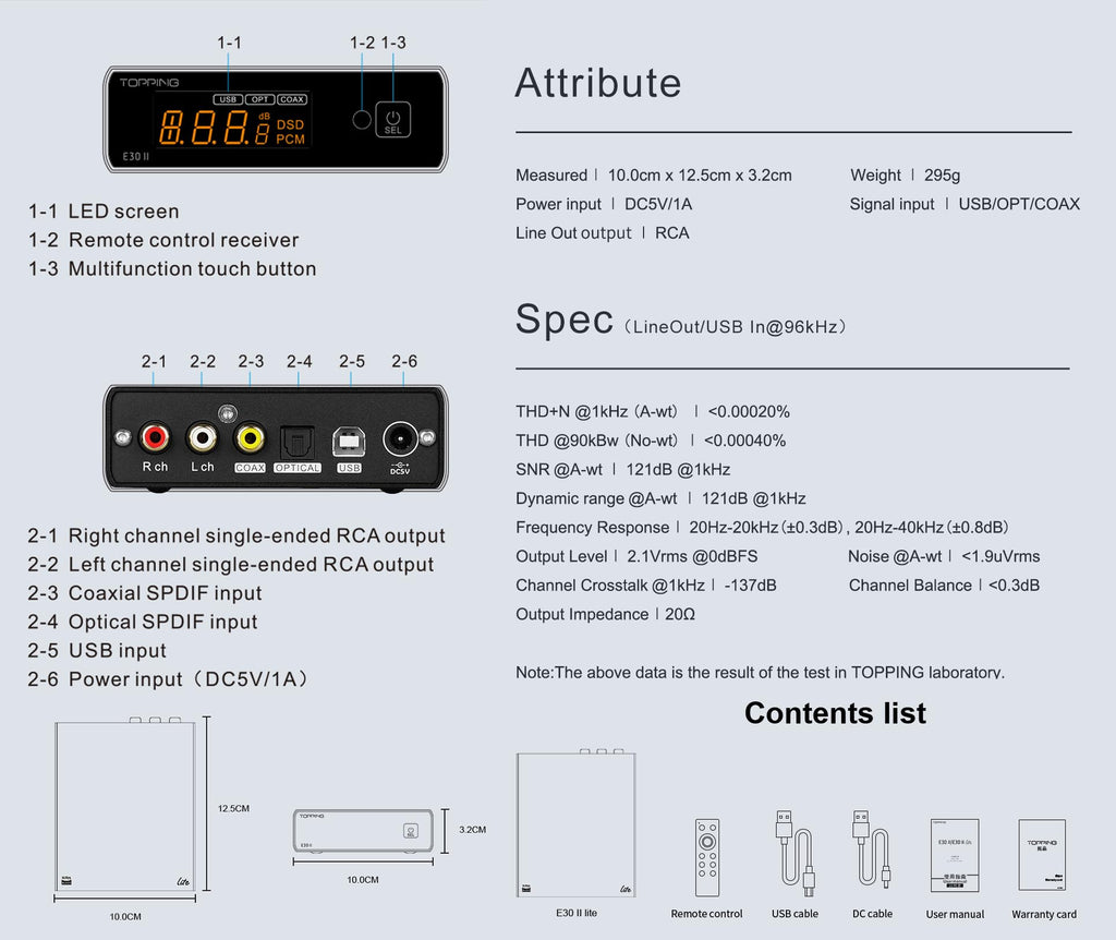 Black Hi-Res DAC Preamp B443405