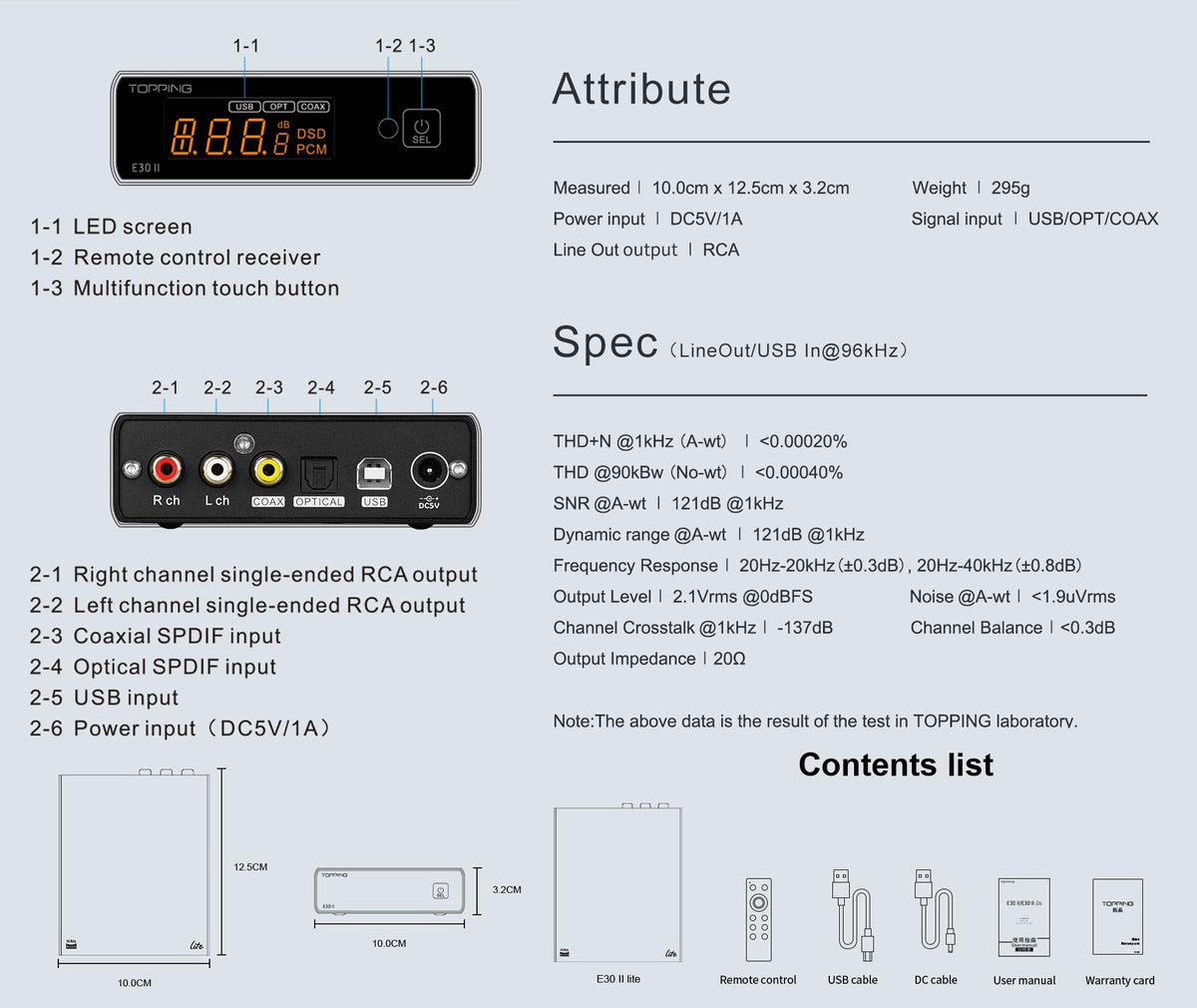 Black Hi-Res DAC Preamp B443405