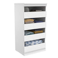 White 4 Drawer Wood Modular Storage Unit T528580