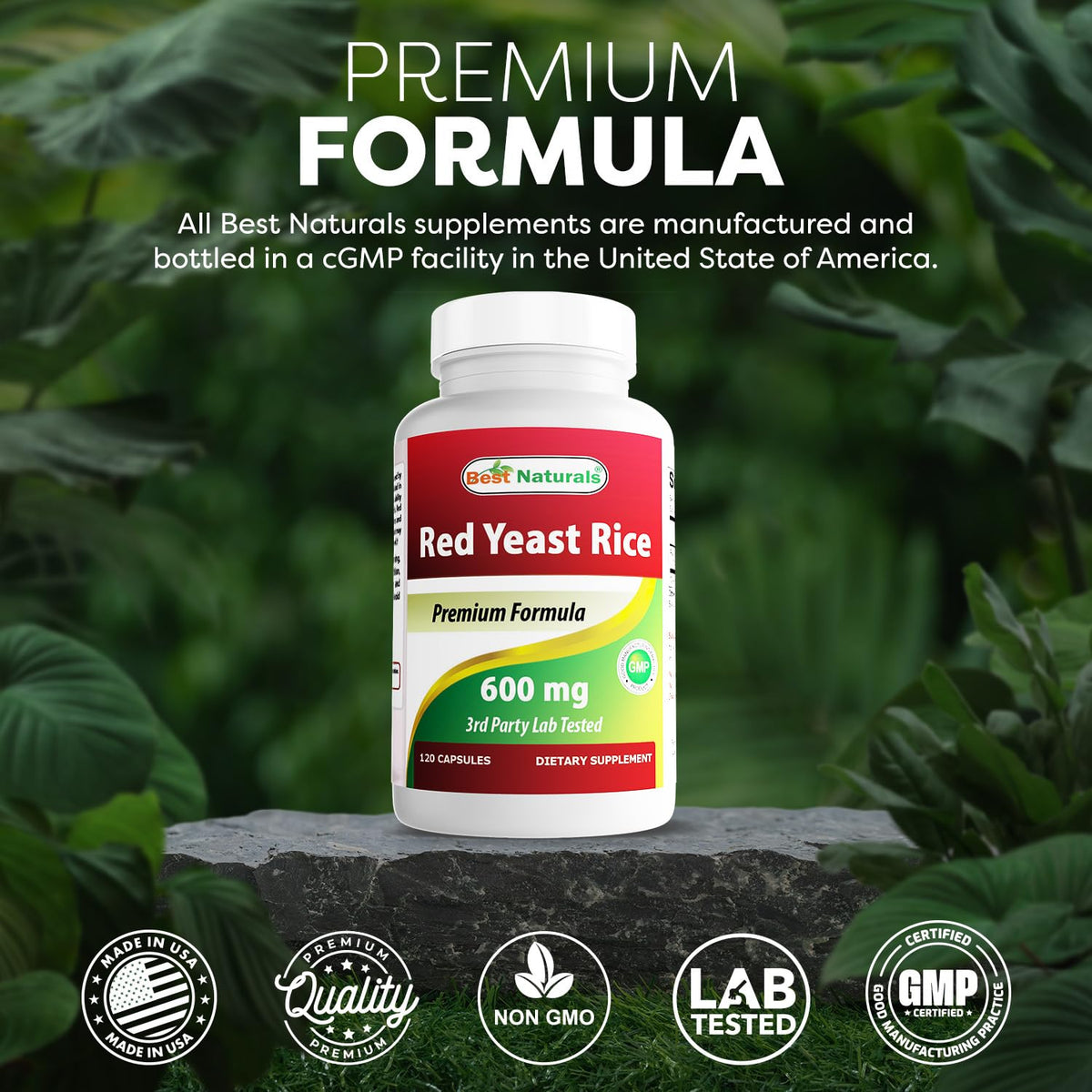 Red Yeast Rice 600 mg 120 Capsules N4064