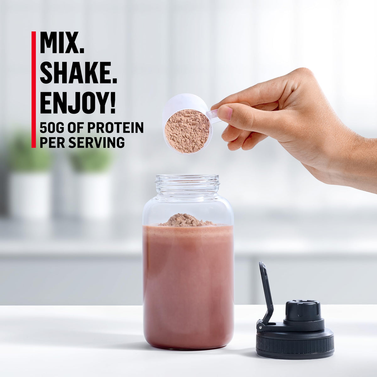 Knockout Chocolate Protein Powder, 5 Pound, 50g Protein D5004
