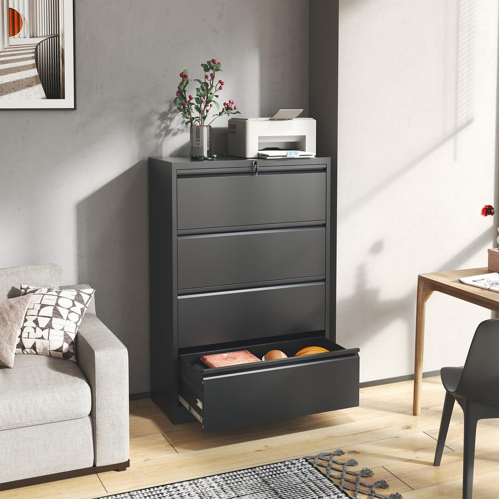 4 Drawer Steel File Cabinet with Lock A25157