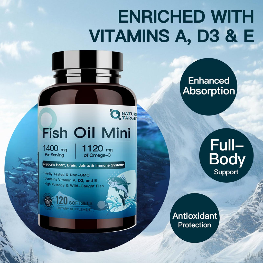 Fish Oil 1400 mg 120 Softgels S682