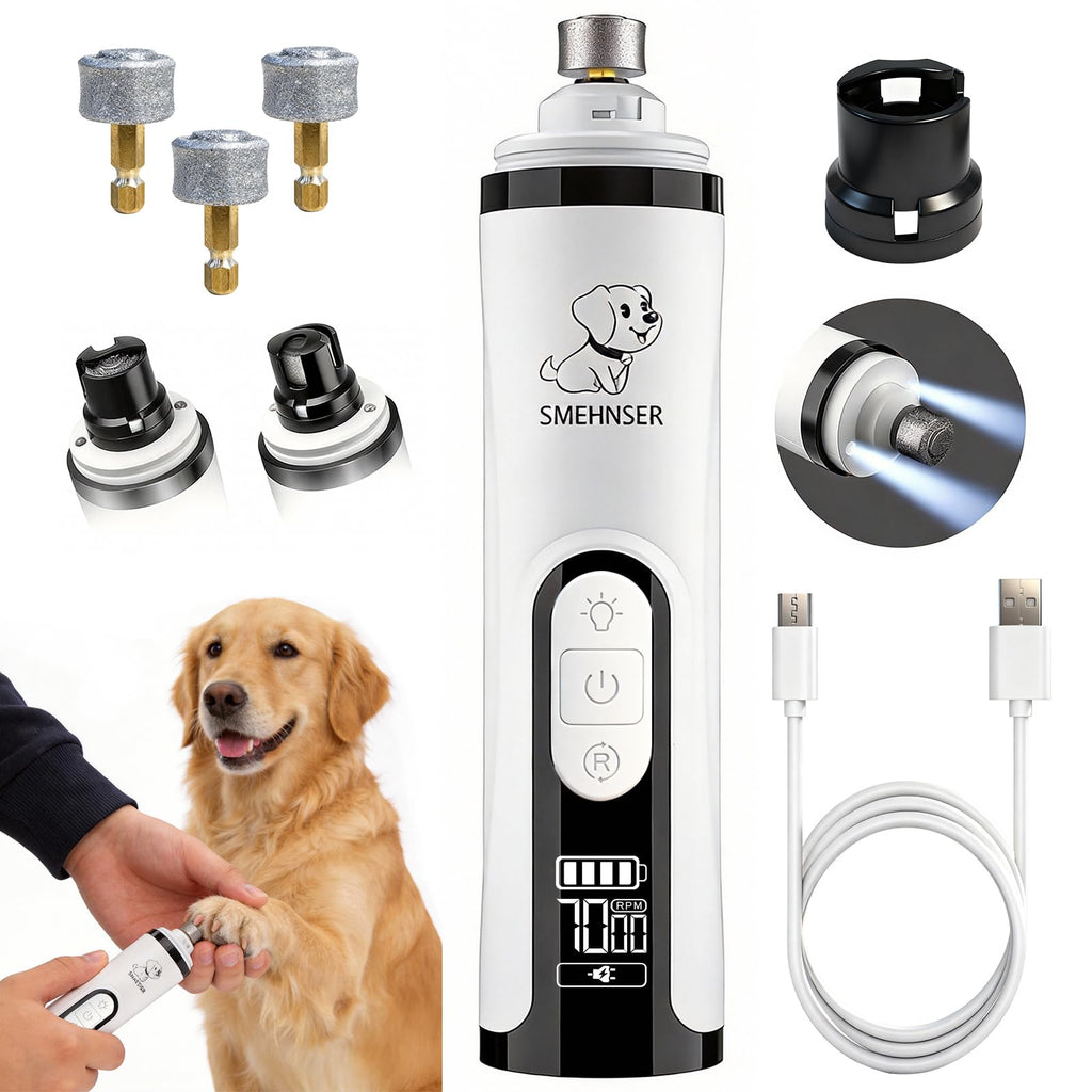 Dog Nail Grinder with LED Light B30013