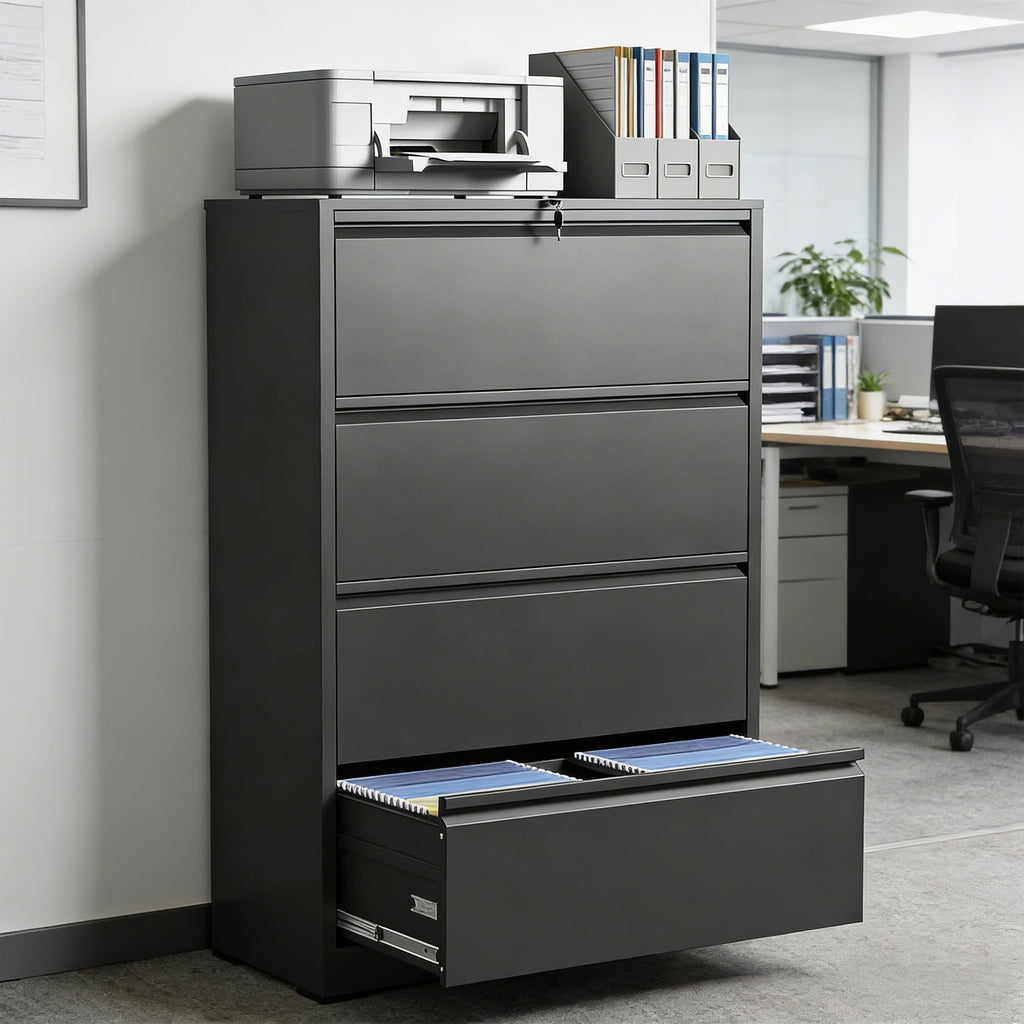 4 Drawer Steel File Cabinet with Lock A25157