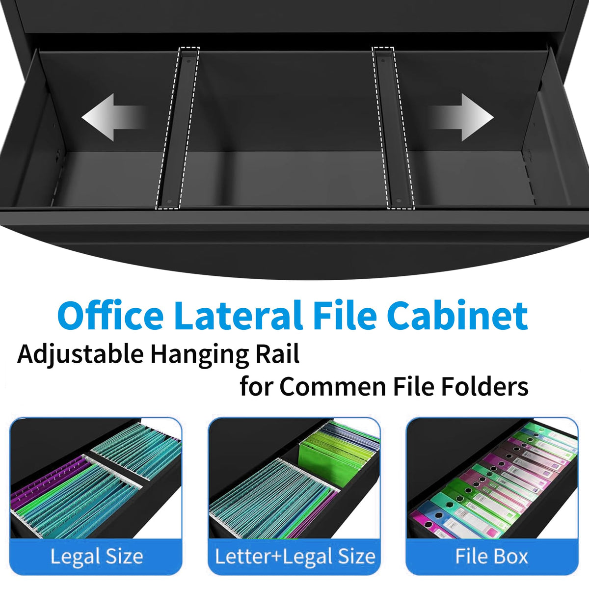 4 Drawer Steel File Cabinet with Lock A25157