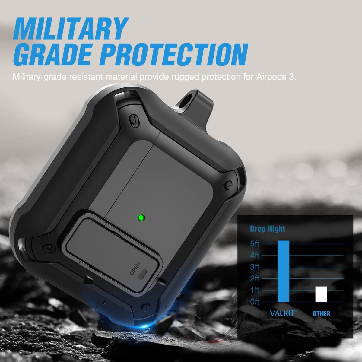 Airpods 3 Case Cover with Magnetic Lock Lid Z88119
