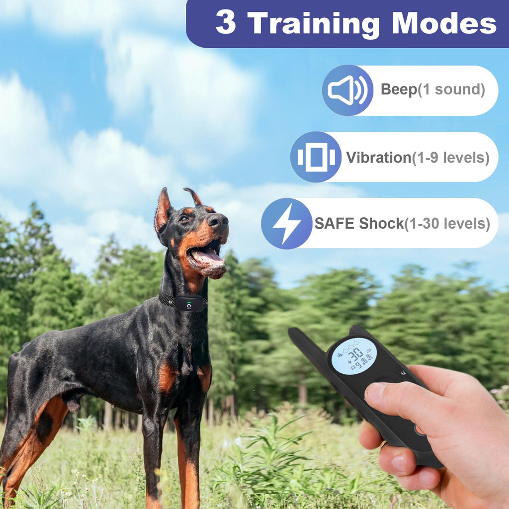 Wireless Dog Fence for 2 Dogs with Waterproof Collar P6716