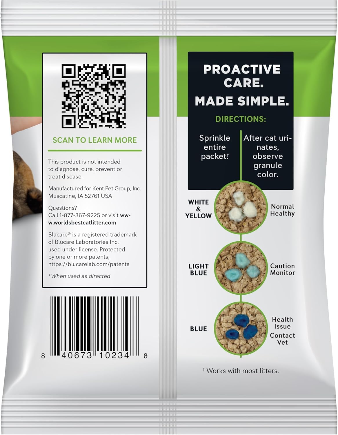 Cat Litter Health Monitor 12g Packet A144