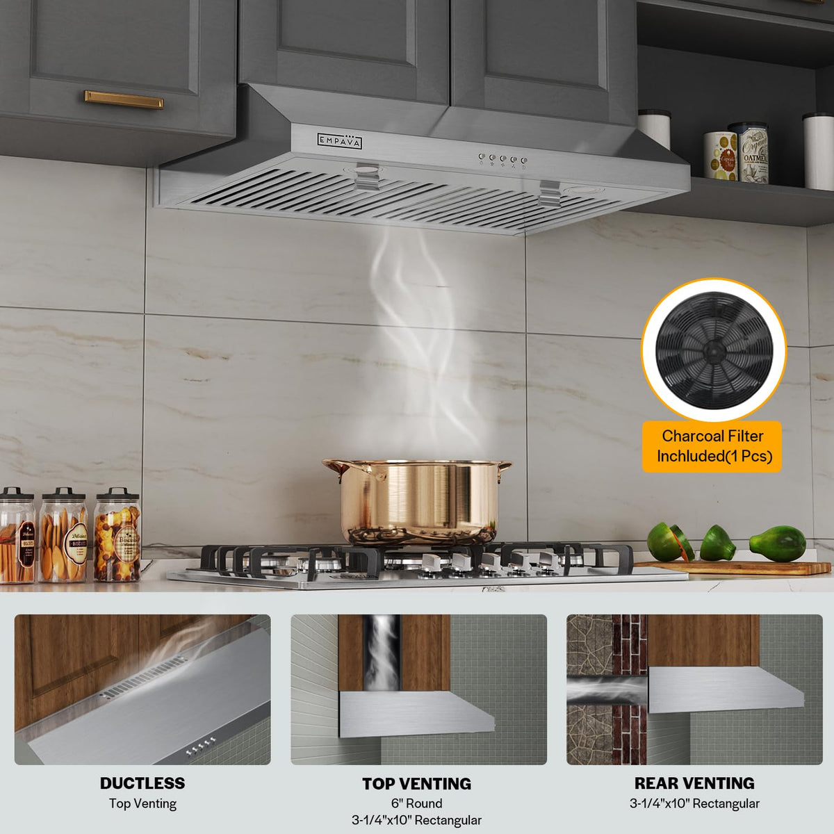Ductless Under Cabinet Range Hood 30 Inch Z397