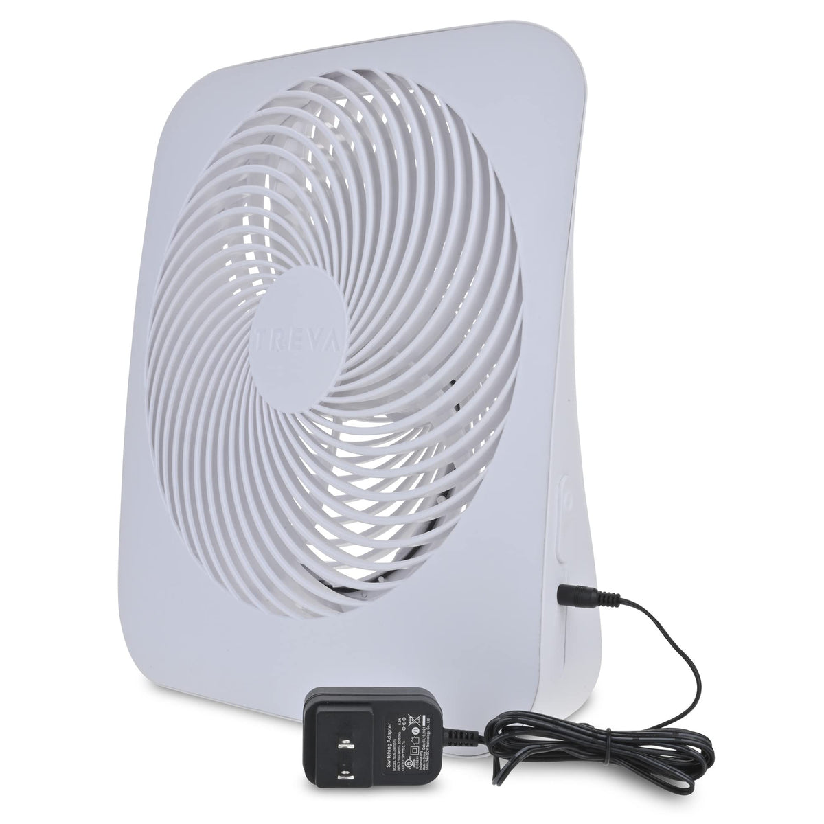 10 in Portable 2-Speed Desk Fan White I9121