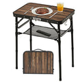 Folding Adjustable Height TV Tray Table M207933