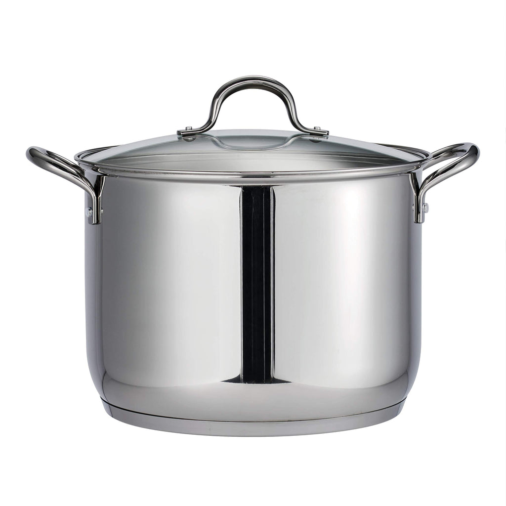 16-Quart Stainless Steel Stock Pot with Lid E9074