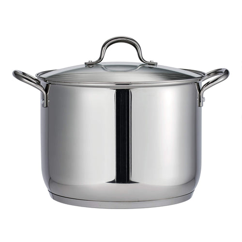 16-Quart Stainless Steel Stock Pot with Lid E9074
