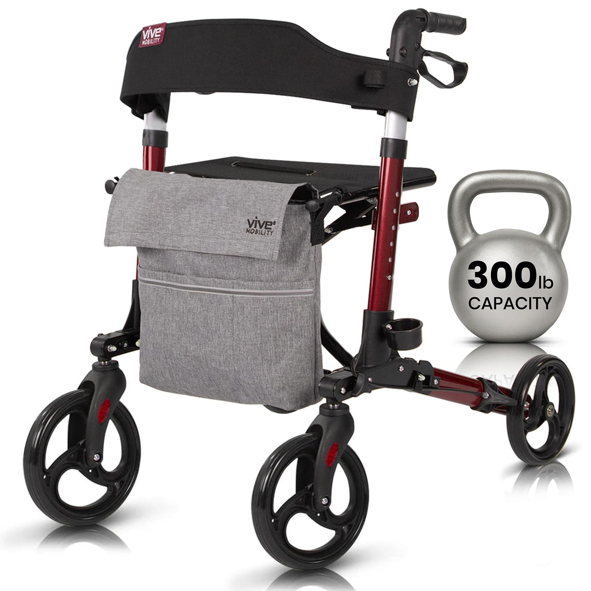Folding 4 Wheel Rollator Walker V44324