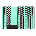 Mint Green Burgundy Tribal Horse Saddle Pad D87941
