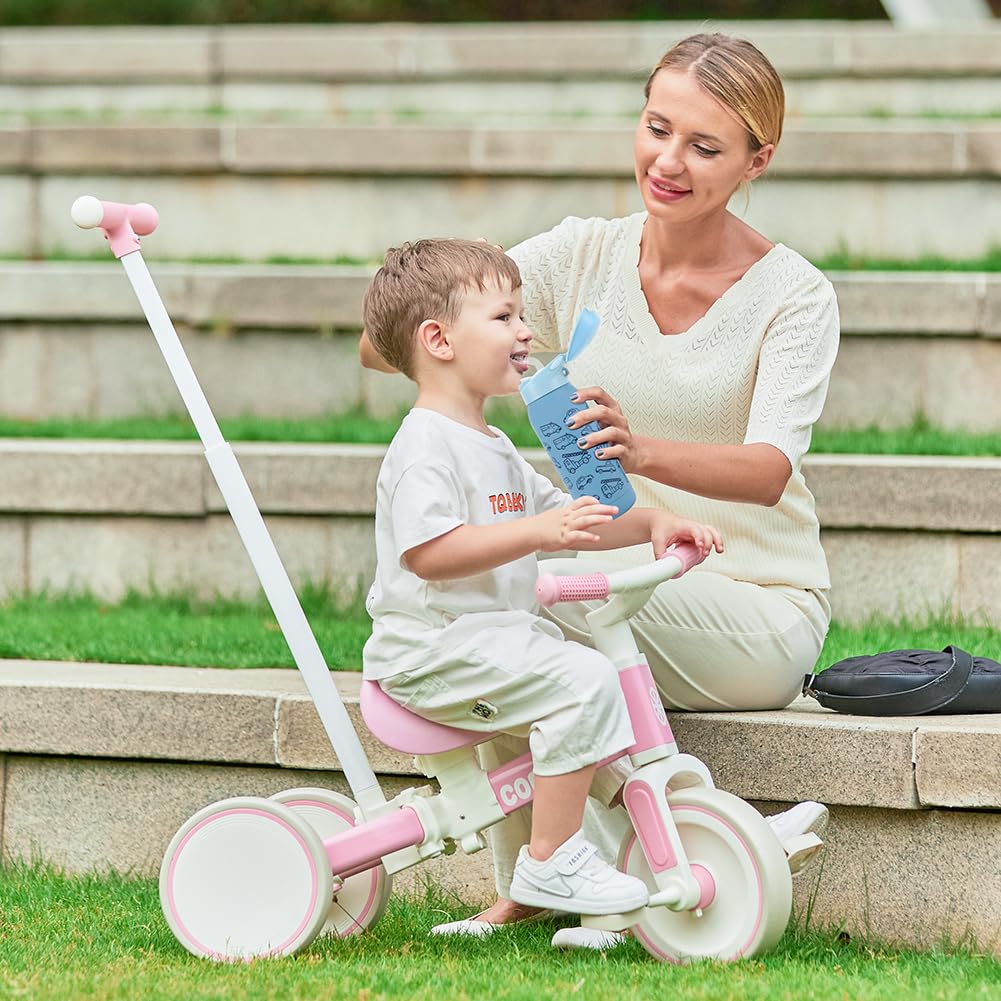 Tricycle for Toddlers 1-3 Year Olds, 5 in 1 Toddler Balance Bike V9006