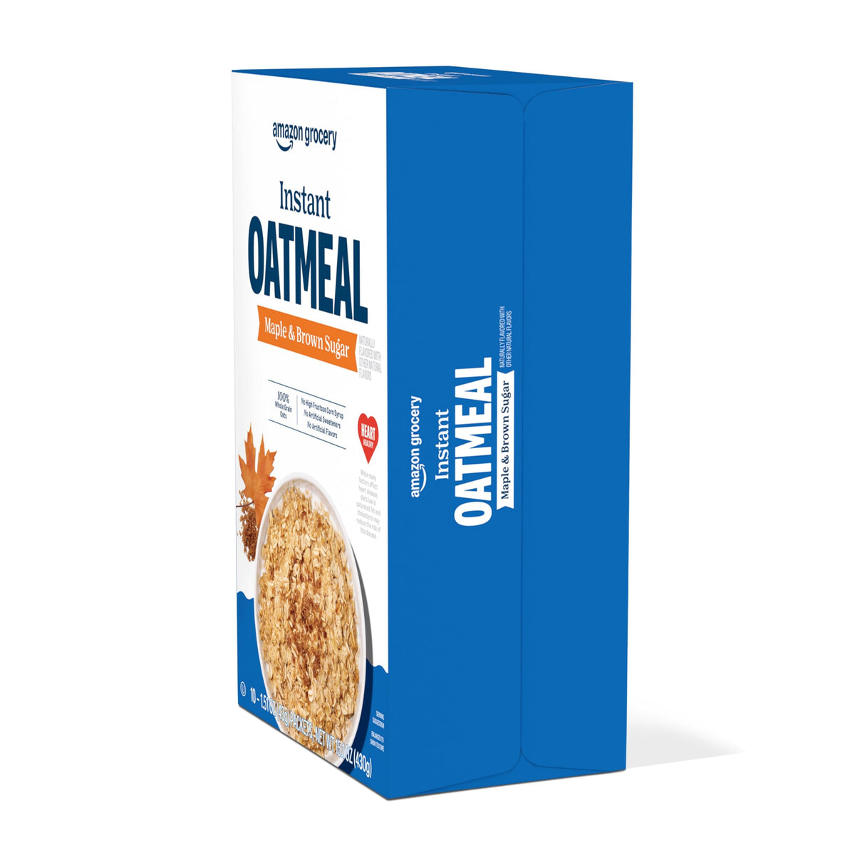 Maple & Brown Sugar Instant Oatmeal, 15.1 Oz, 10 Ct X8736