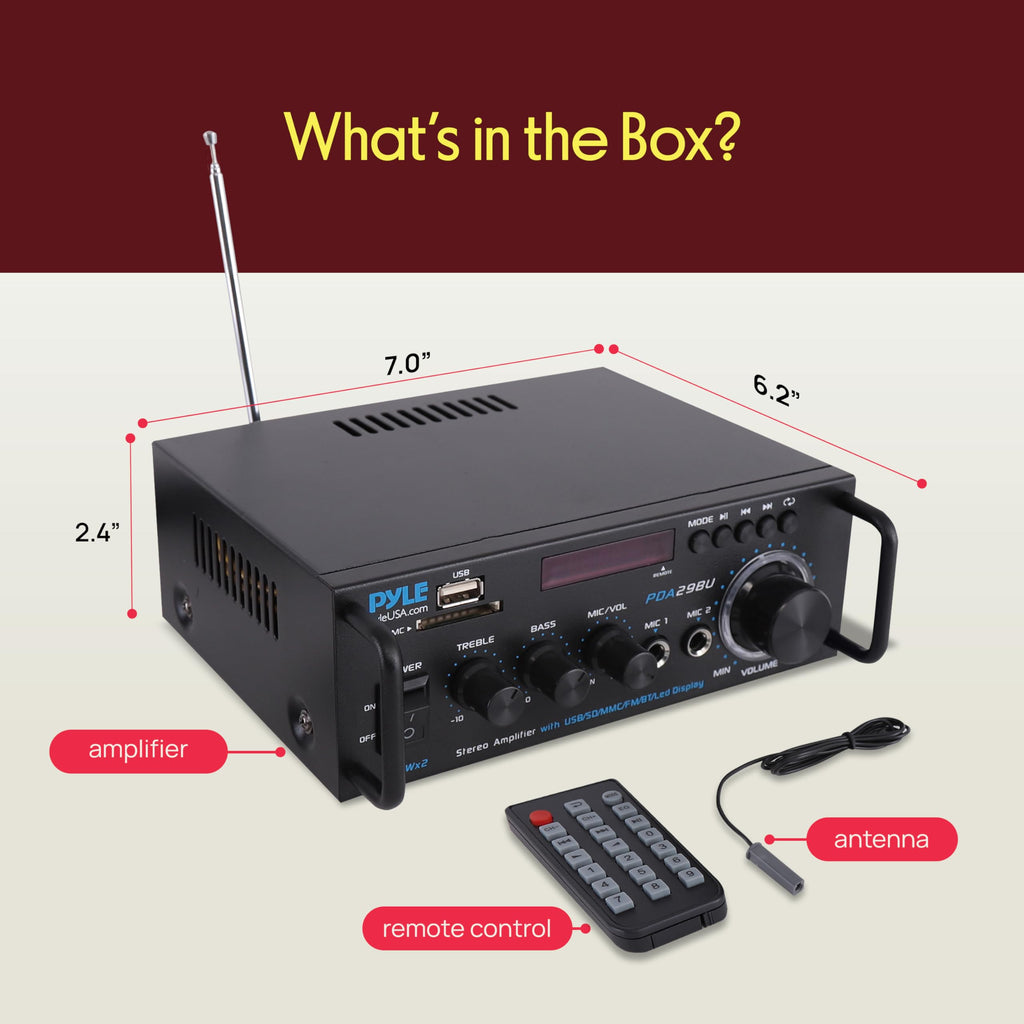 200W Bluetooth Compact Power Amplifier I1201