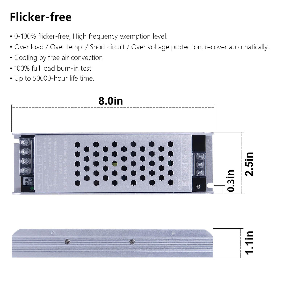 12V 200W Dimmable LED Driver C802