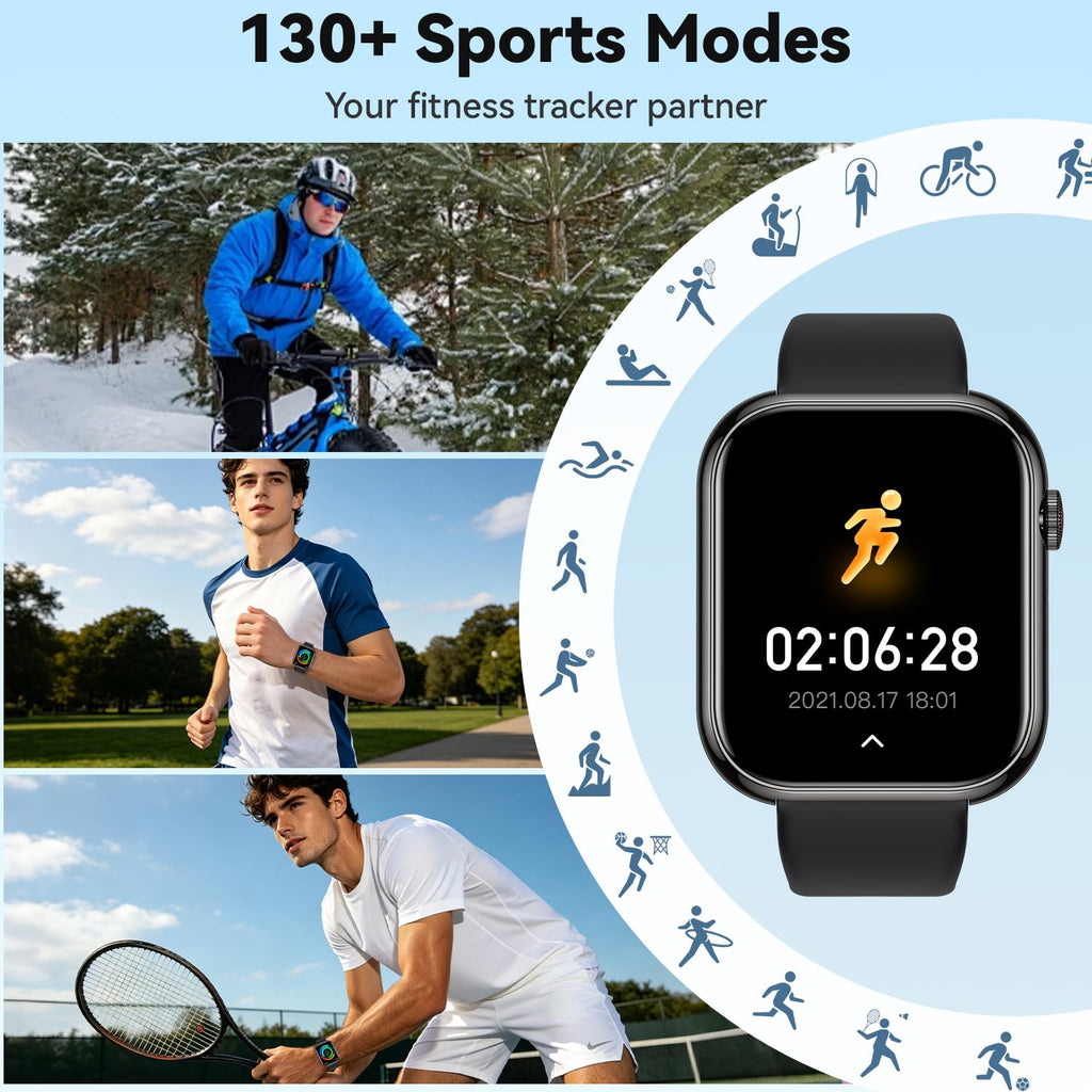 1.85" HD Touchscreen IP68 Waterproof Smart Watch W4507