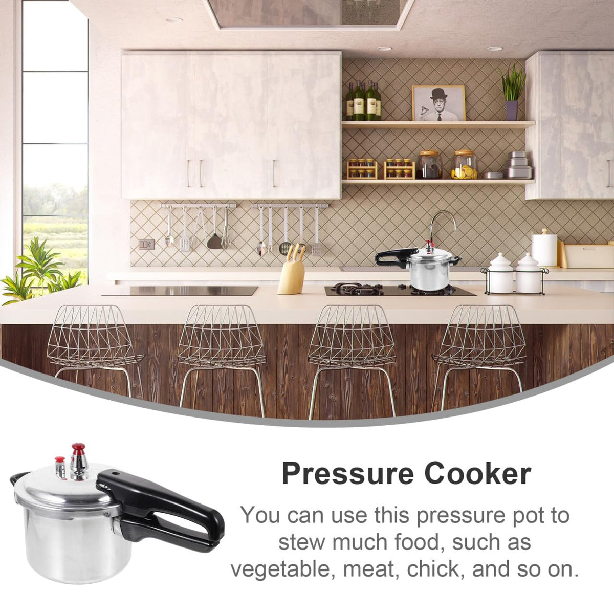Pressure Cooker with Handle Aluminum Alloy R231851