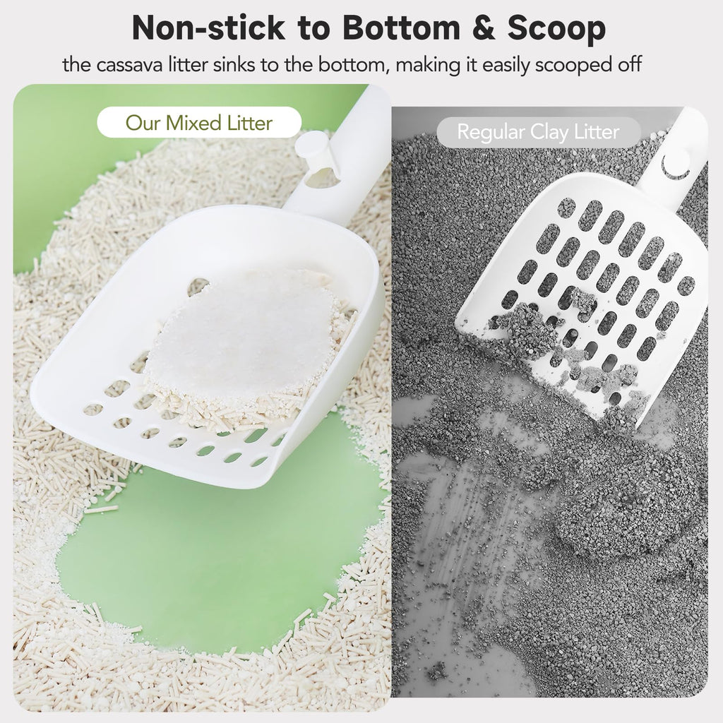 Non-Stick Ultra Clumping Tapioca Tofu Cat Litter, 9 lb X 2 Pack O993217