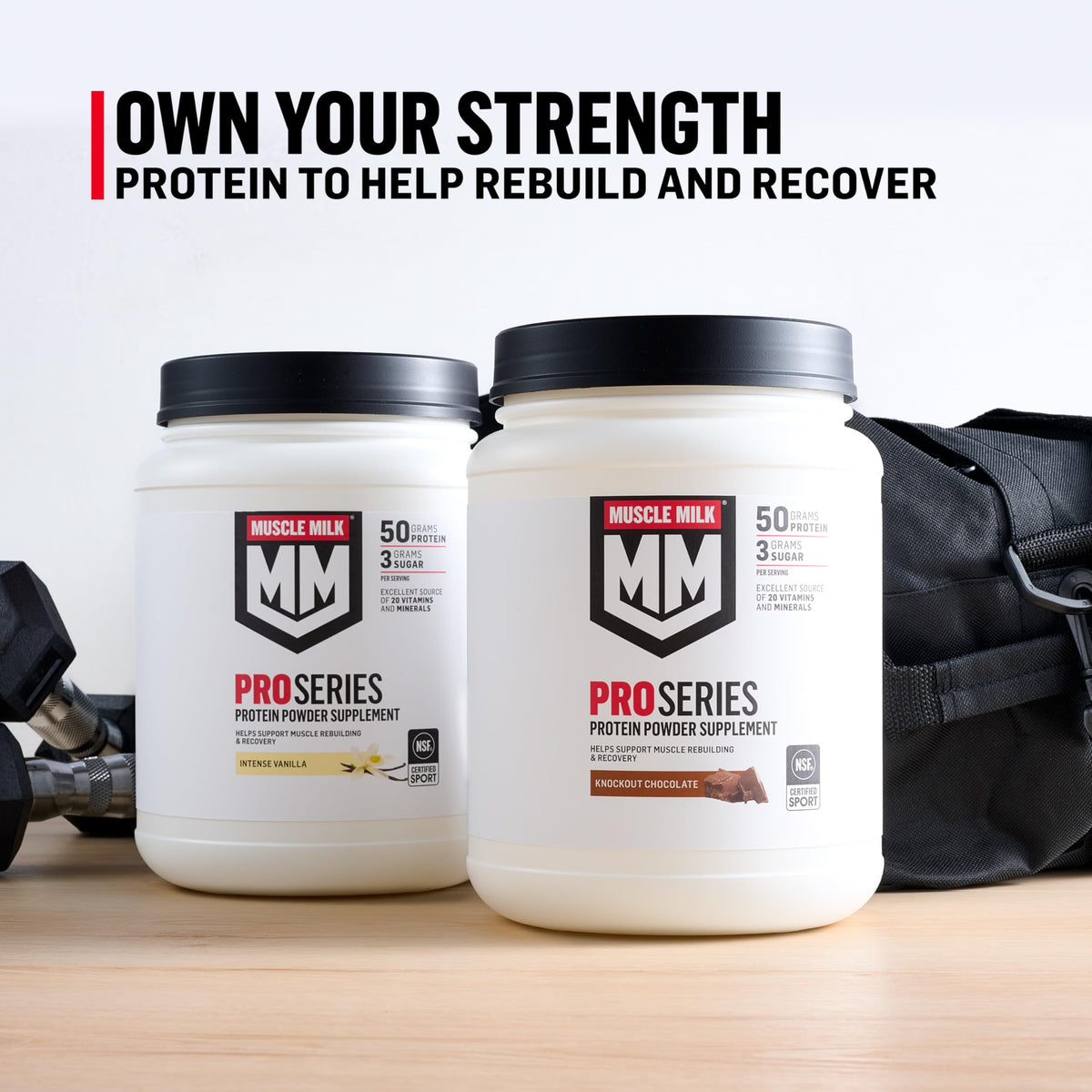 Knockout Chocolate Protein Powder, 5 Pound, 50g Protein D5004