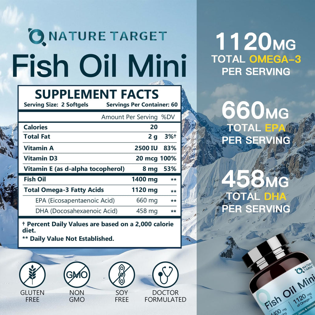 Fish Oil 1400 mg 120 Softgels S682