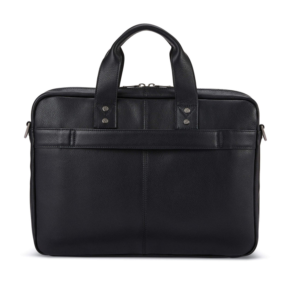 Black Leather Slim Brief E323590