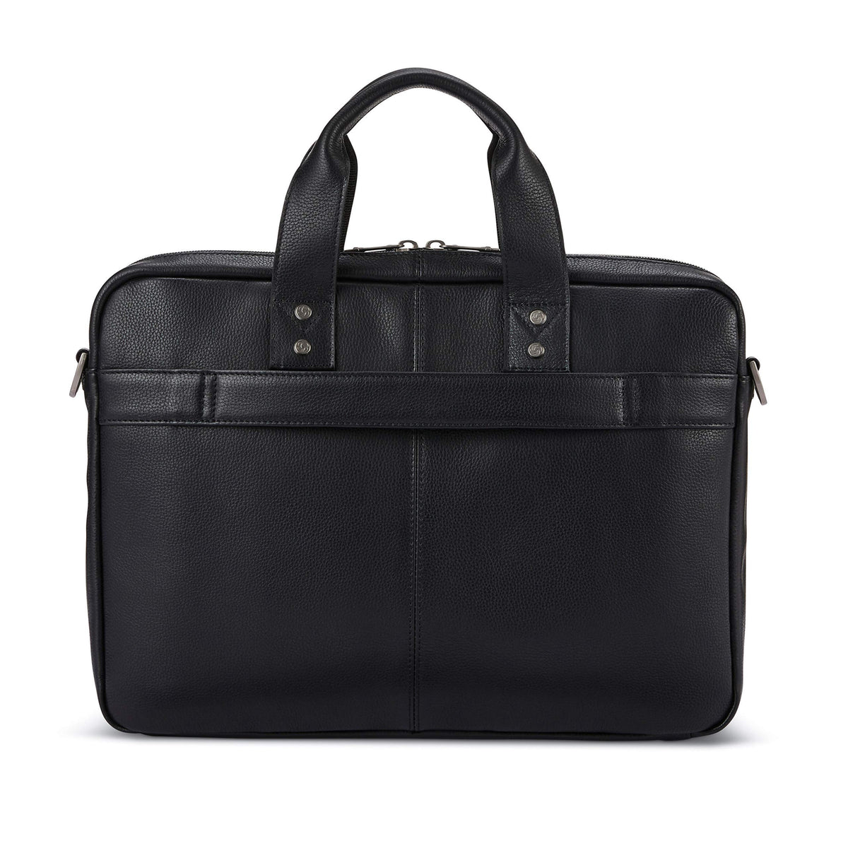 Black Leather Slim Brief E323590