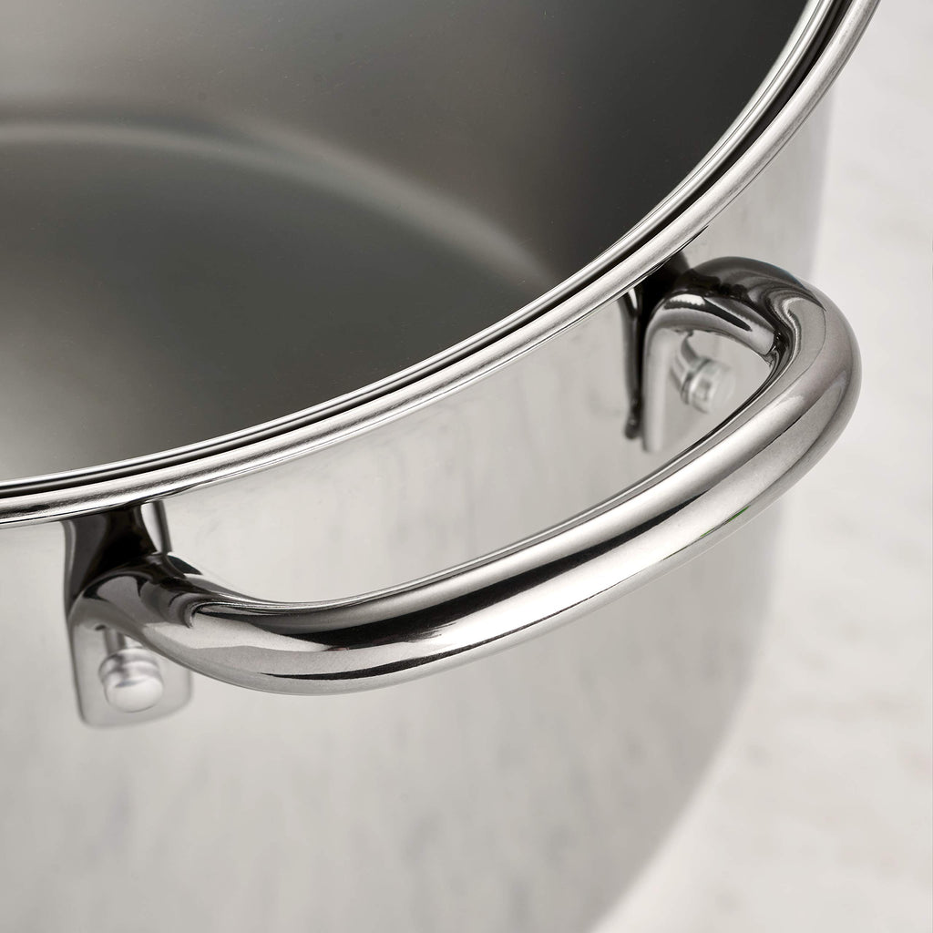 16-Quart Stainless Steel Stock Pot with Lid E9074
